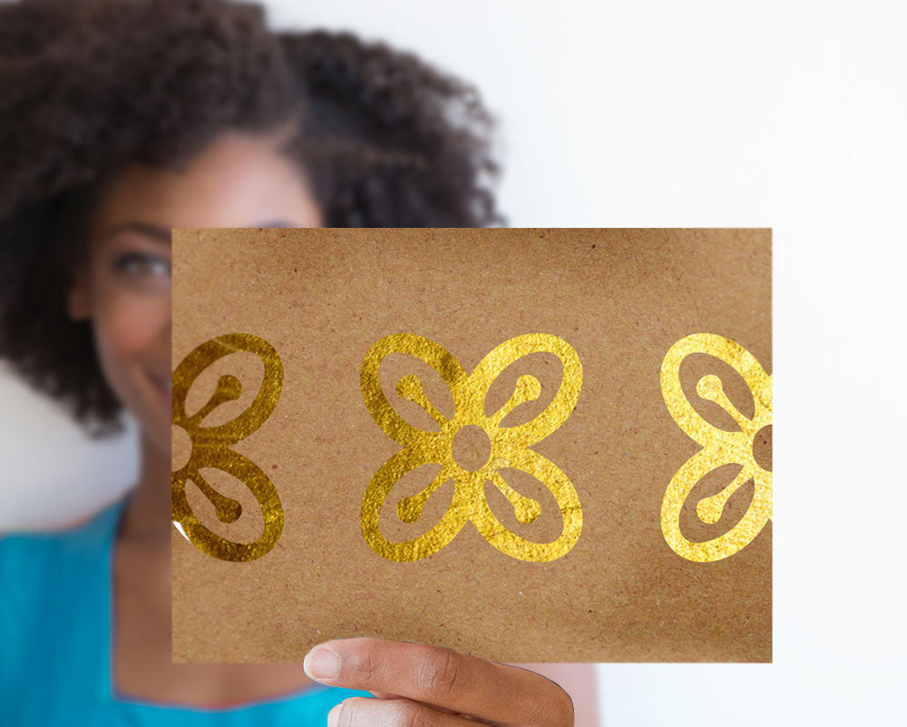 African Gold "Bese Saka" Adinkra Card