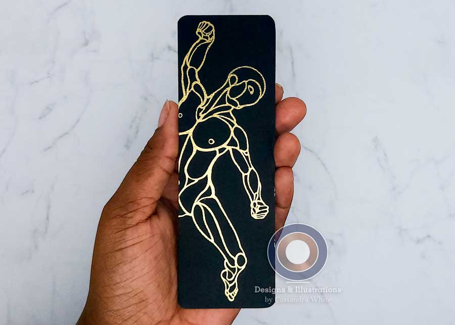 Flight Fight - Black Bookmark