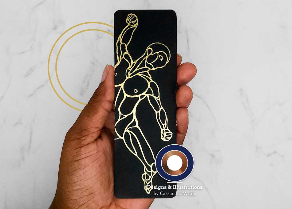 Flight Fight - Black Bookmark