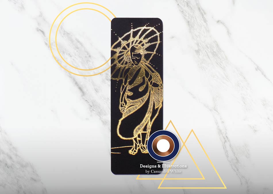 Monk at Peace - Black Bookmark