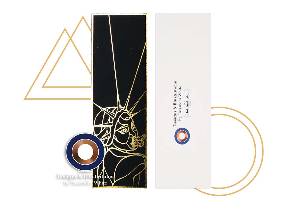 Speak No Evil "Outlined" - Black Bookmark