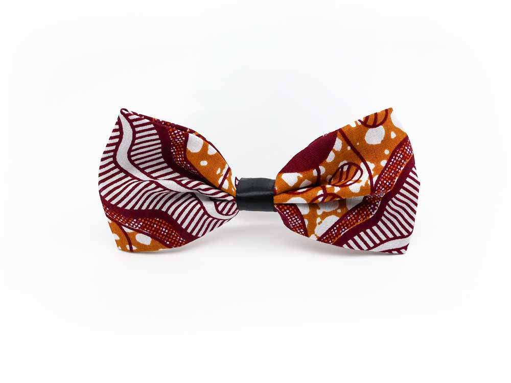 Blu Brown Ankara - Bowtie
