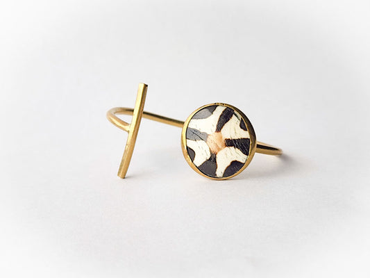 Batik Bone & Brass Bracelets