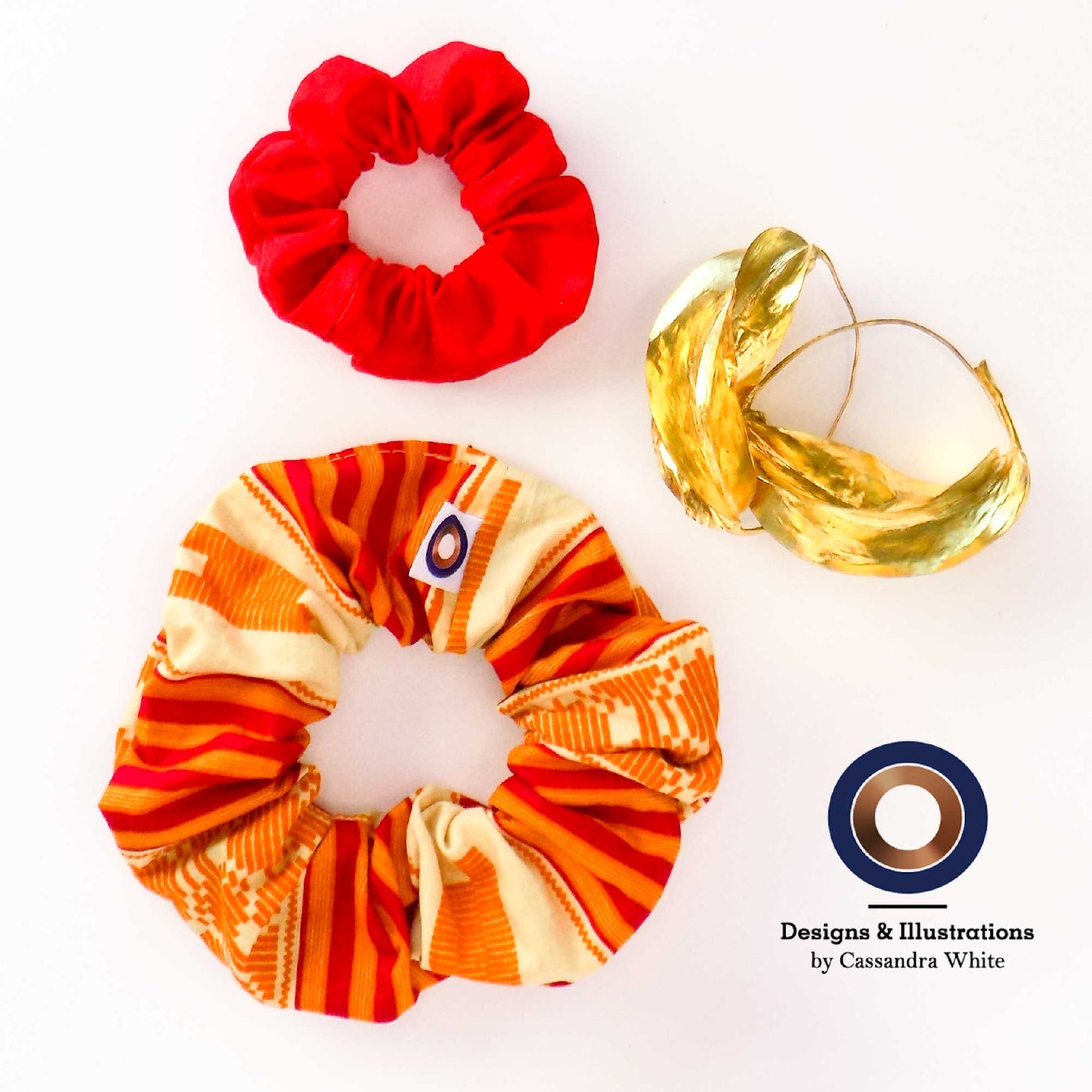 Traditional Kente Print - Scrunchie