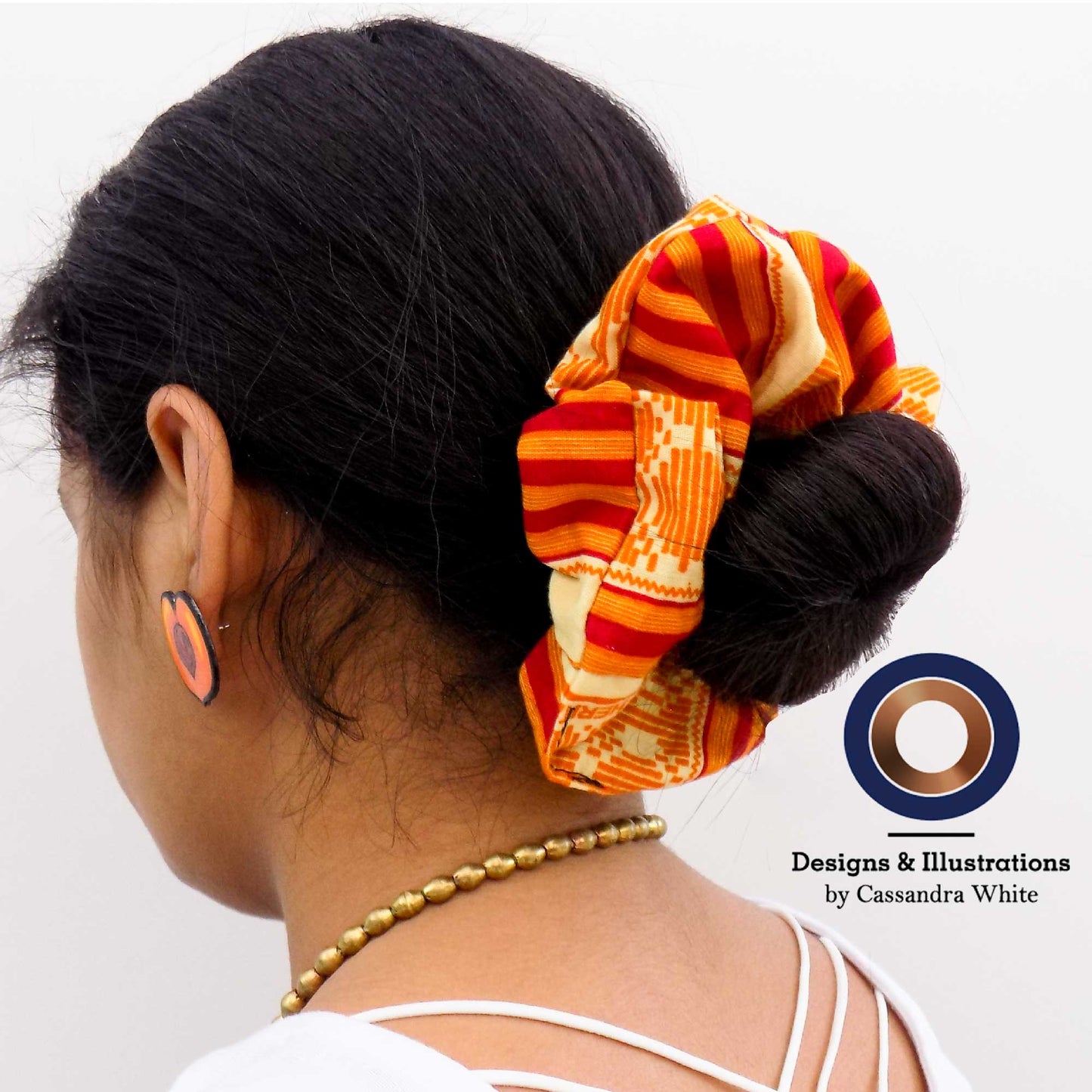 Traditional Kente Print - Scrunchie