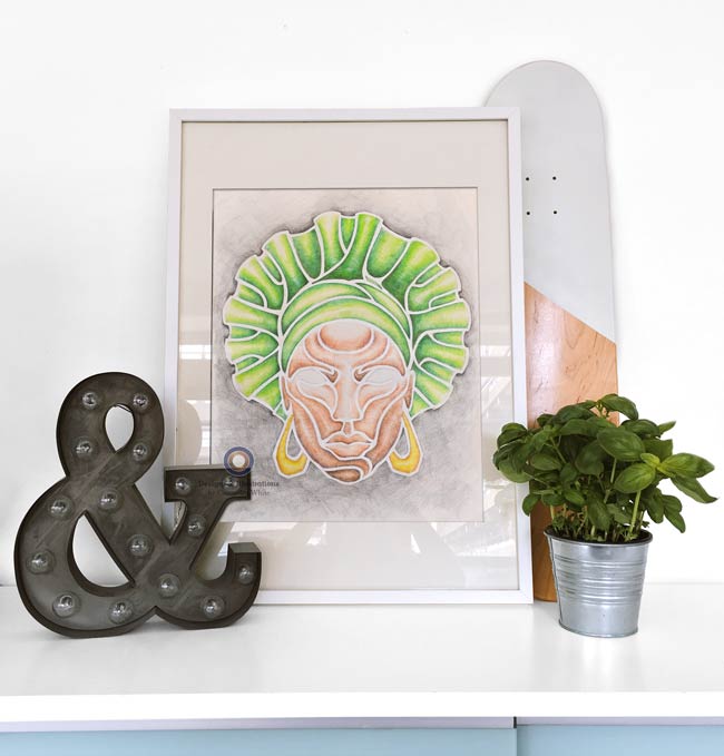 Gele - Art Print