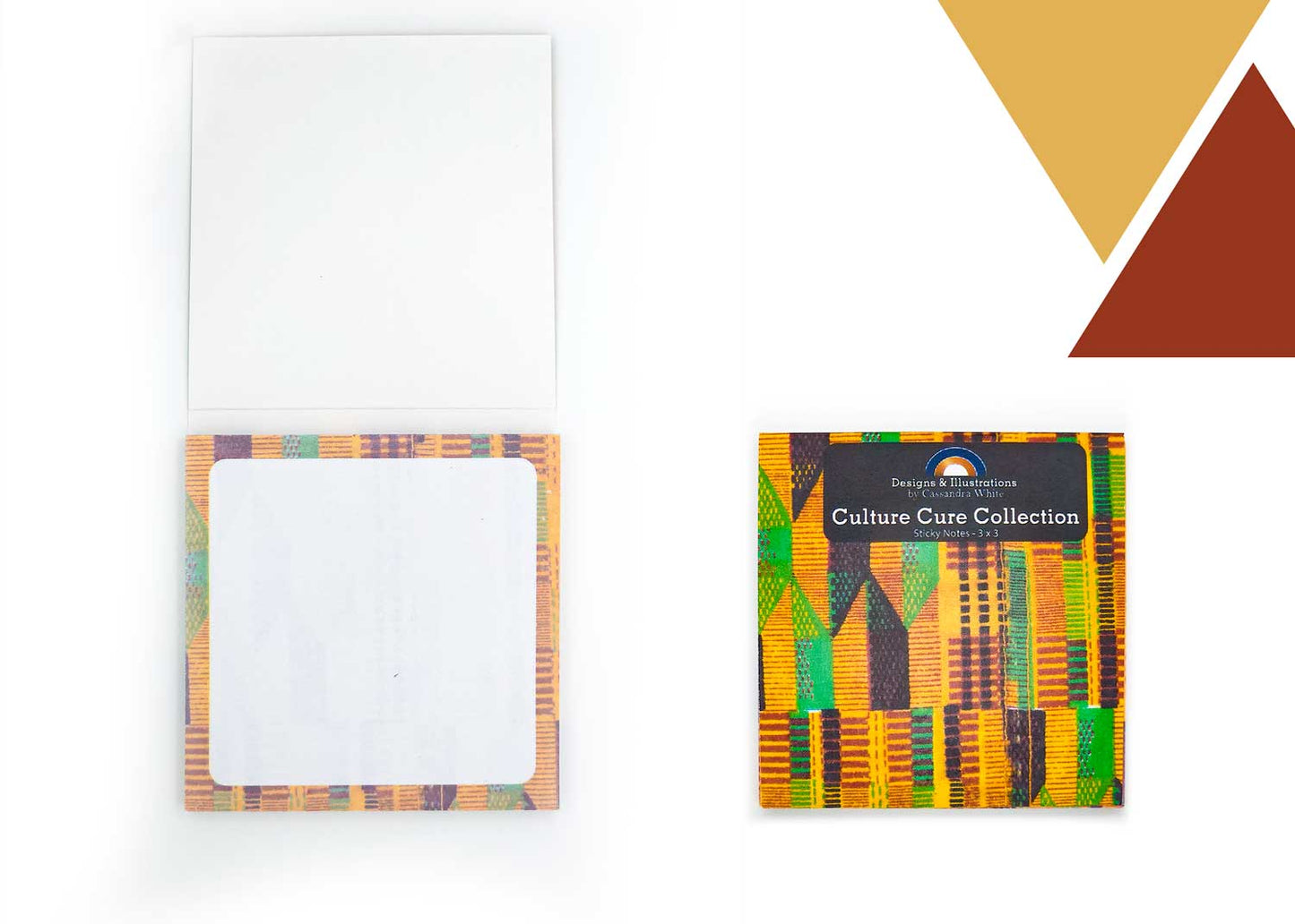African Kente Nyame Ye Ohene - Notepads & Memo Pads