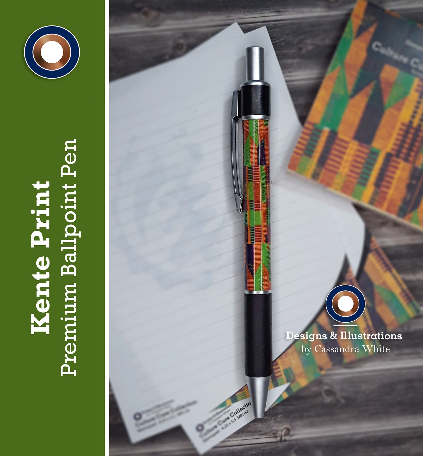 Kente Print Premium Ballpoint Pen