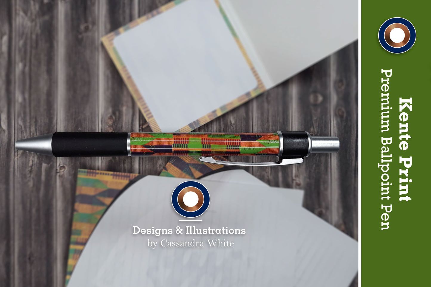 Kente Print Premium Ballpoint Pen