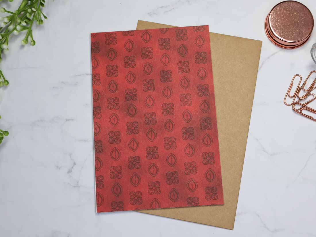 Dwennimmen Flame Stationery Set – African Inspired Writing Collection