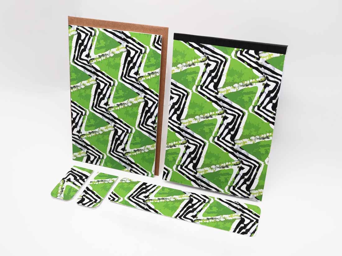 Eban Zigzag Stationery Set – African Inspired Writing Collection