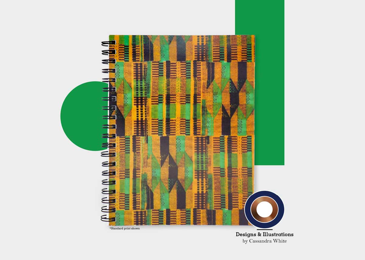 Kente Print - Wire-O Journal