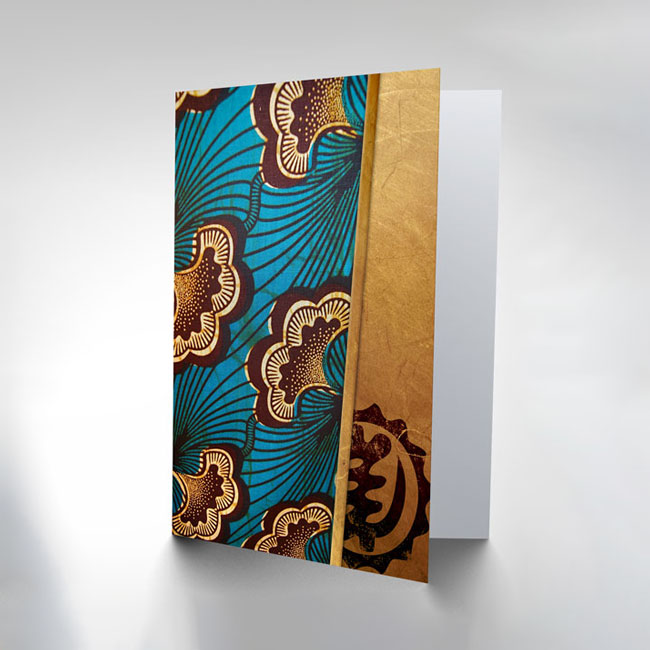 African Inspired Nyame Ye Oene Card