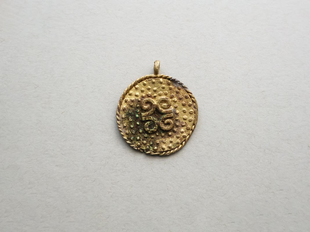 African Brass Baule Pendants - Medium