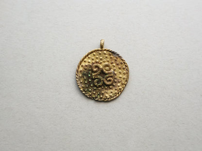African Brass Baule Pendants - Medium