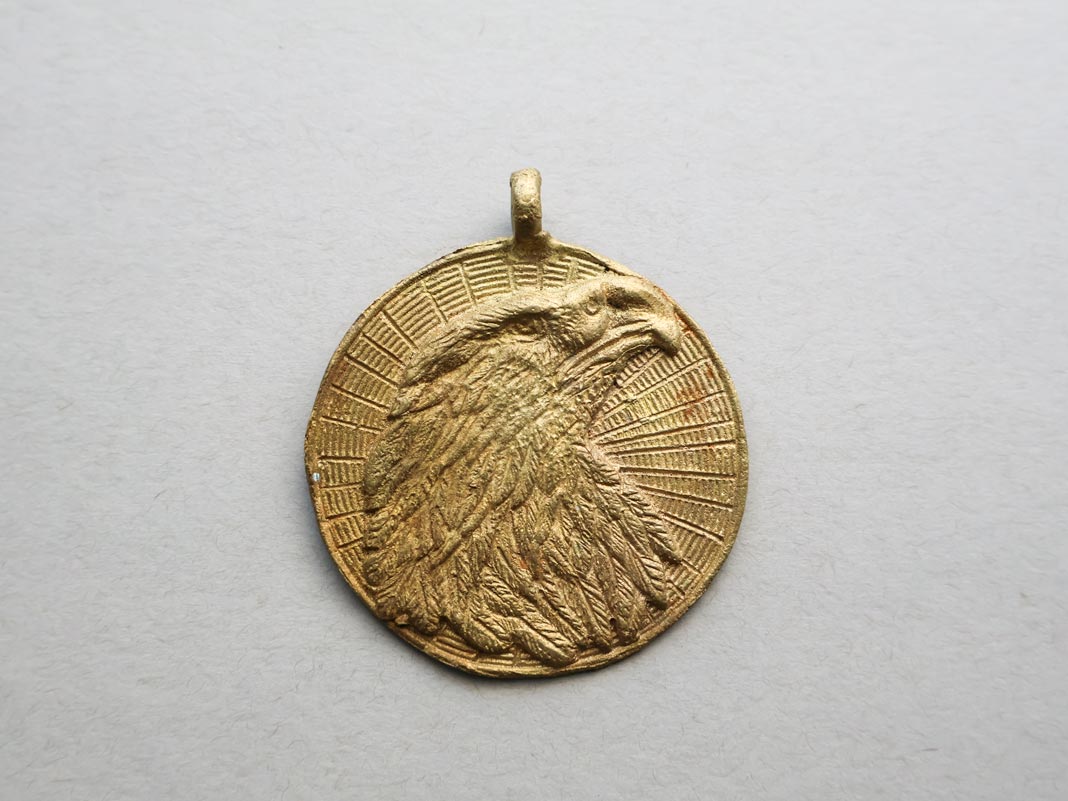 African Brass Baule Pendants - Large