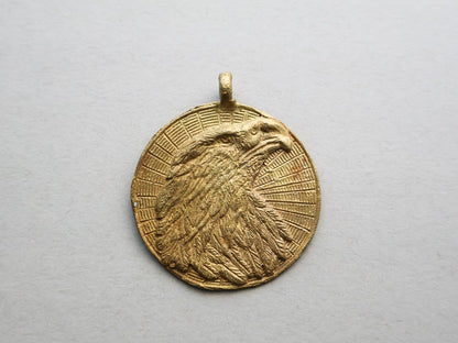 African Brass Baule Pendants - Large