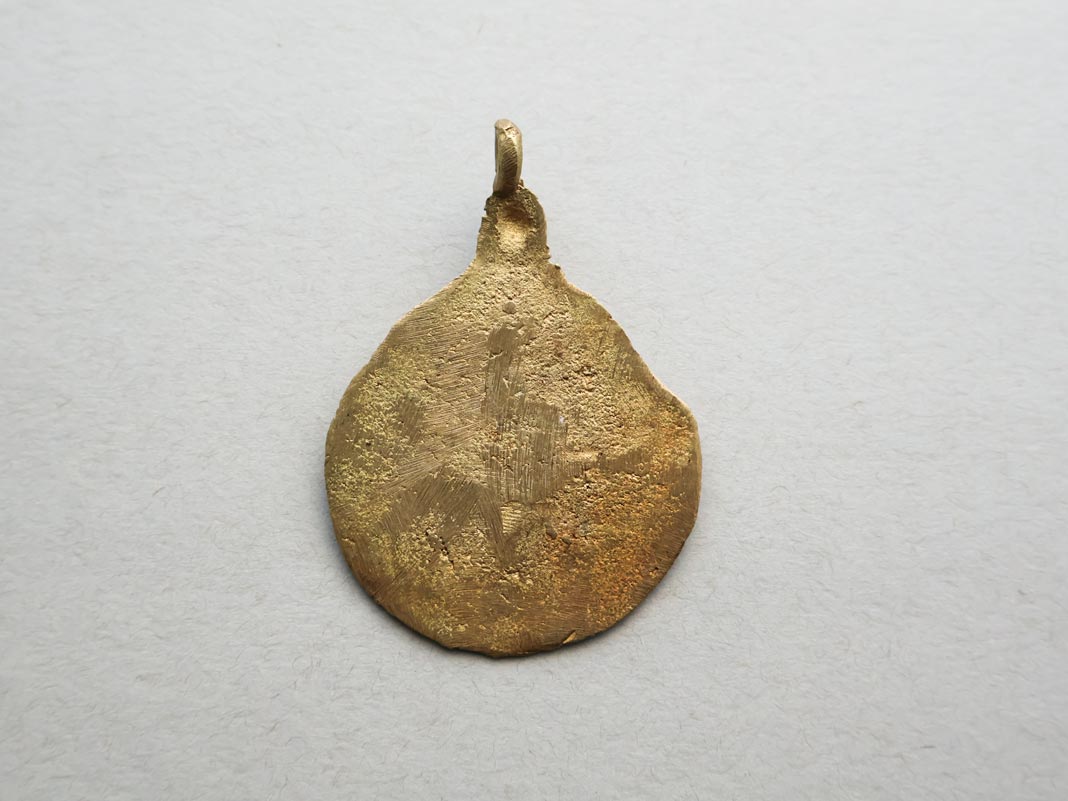 African Brass Baule Pendants - Large