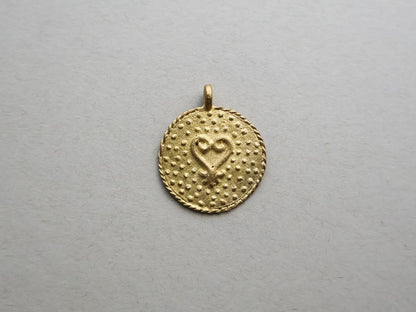African Brass Baule Pendants - Medium