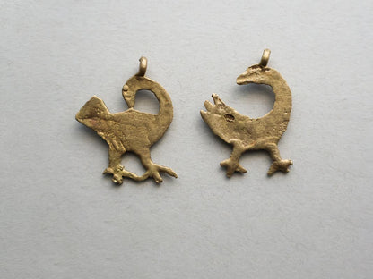 Sankofa Brass Pendants