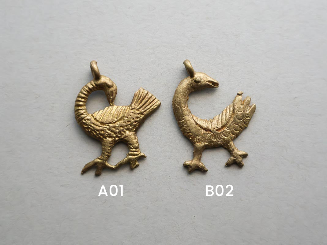 Sankofa Brass Pendants