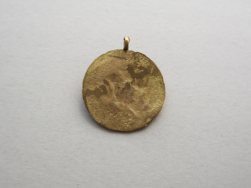 African Brass Baule Pendants - Large