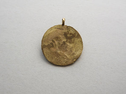 African Brass Baule Pendants - Large