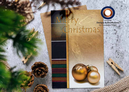 Black African Kente Season's Greetings Card