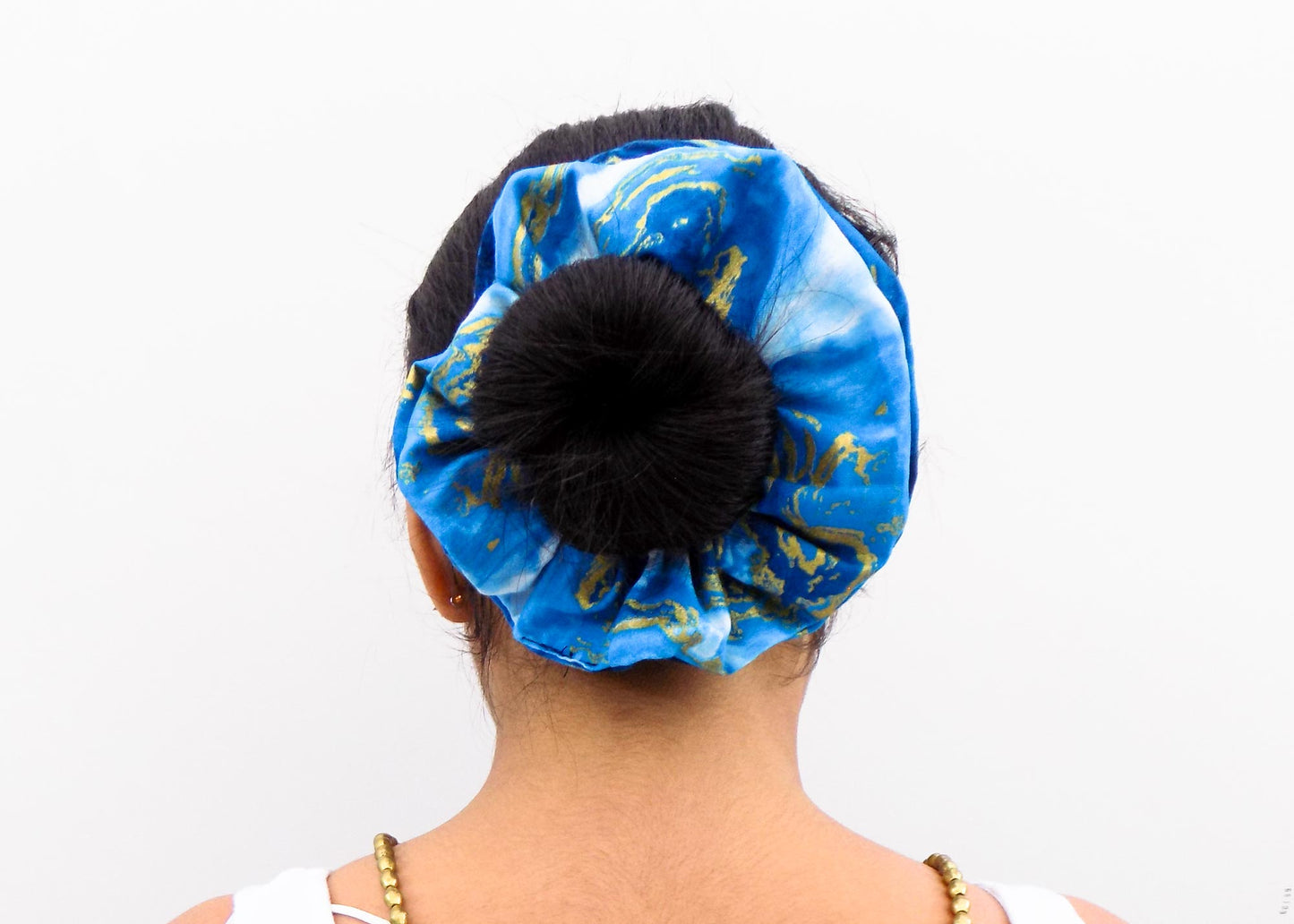 Blue for Bobbie - Scrunchie