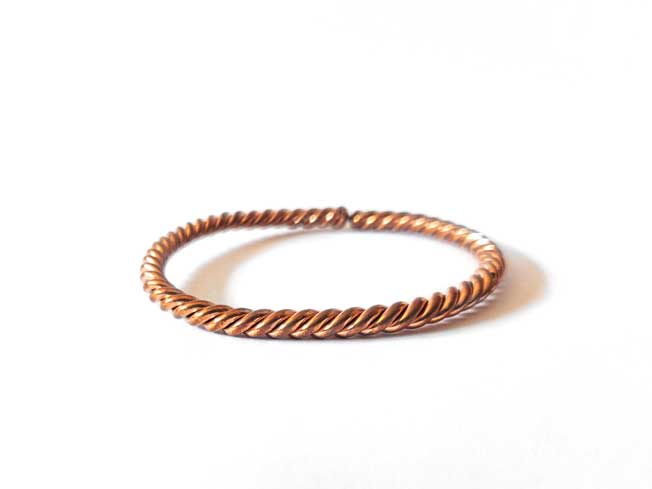 Twisted Copper Bracelet