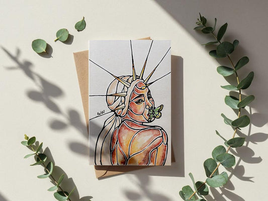 Speak No Evil - A Greeting Card