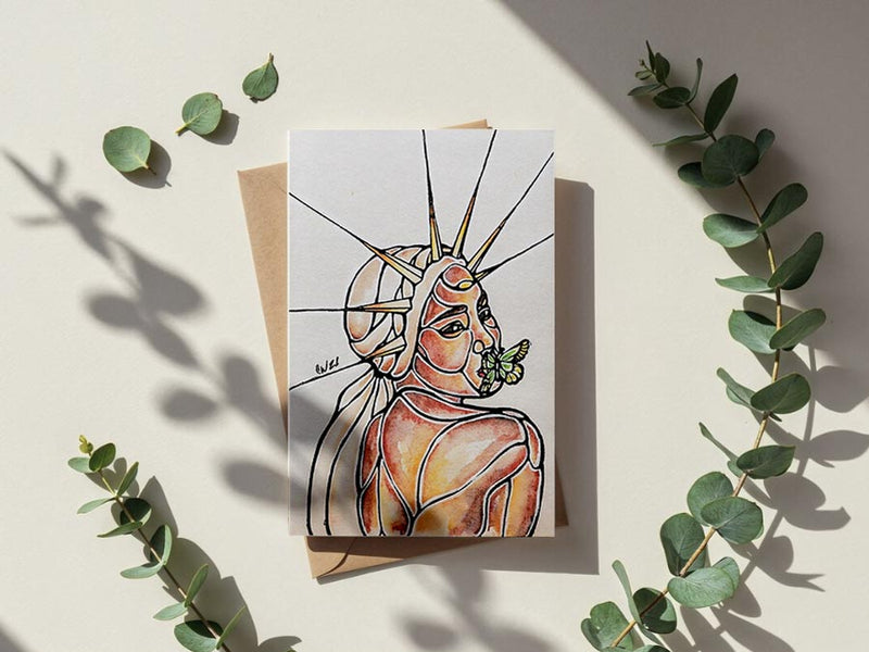 Speak No Evil - A Greeting Card