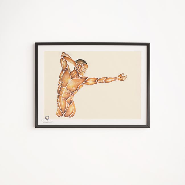 Man Reaching - Art Print