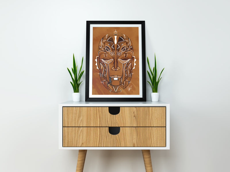 Mask King - Art Print