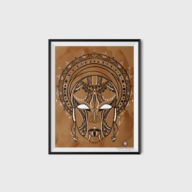 Mask Queen - Art Print
