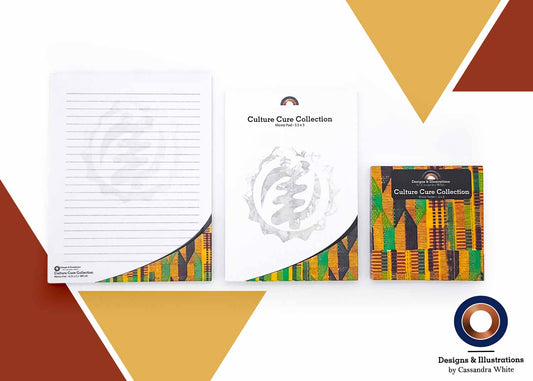 African Kente Nyame Ye Ohene - Notepads & Memo Pads