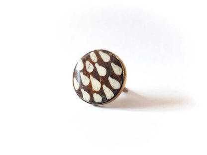 Kenyan Bone Brass Rings