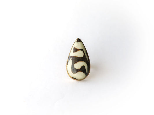 Kenyan Bone Brass Rings