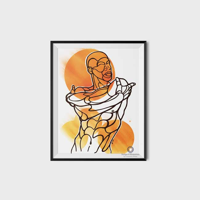 Untitled Man Pose - Art Print