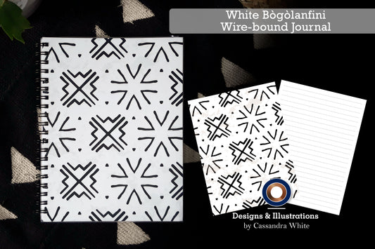 White Bògòlanfini - WireO Journals